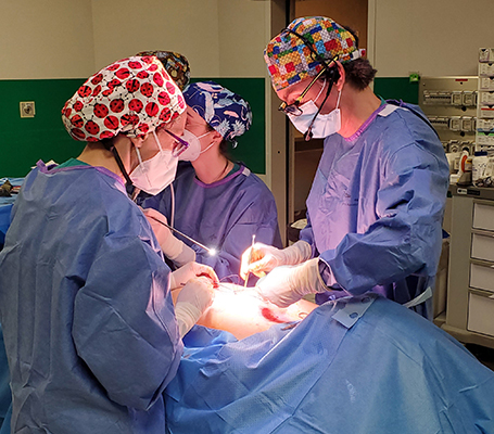 Operación Pectus Excavatum en quirófano